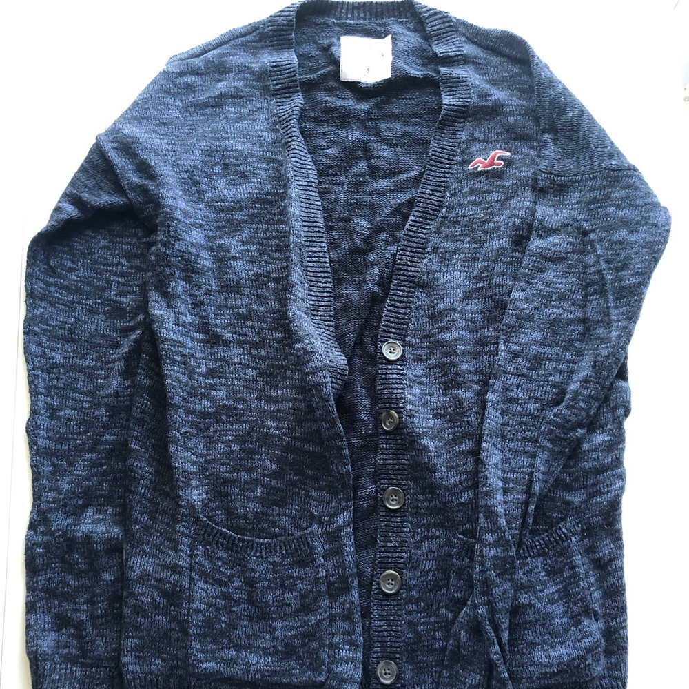 Navy blue cardigan